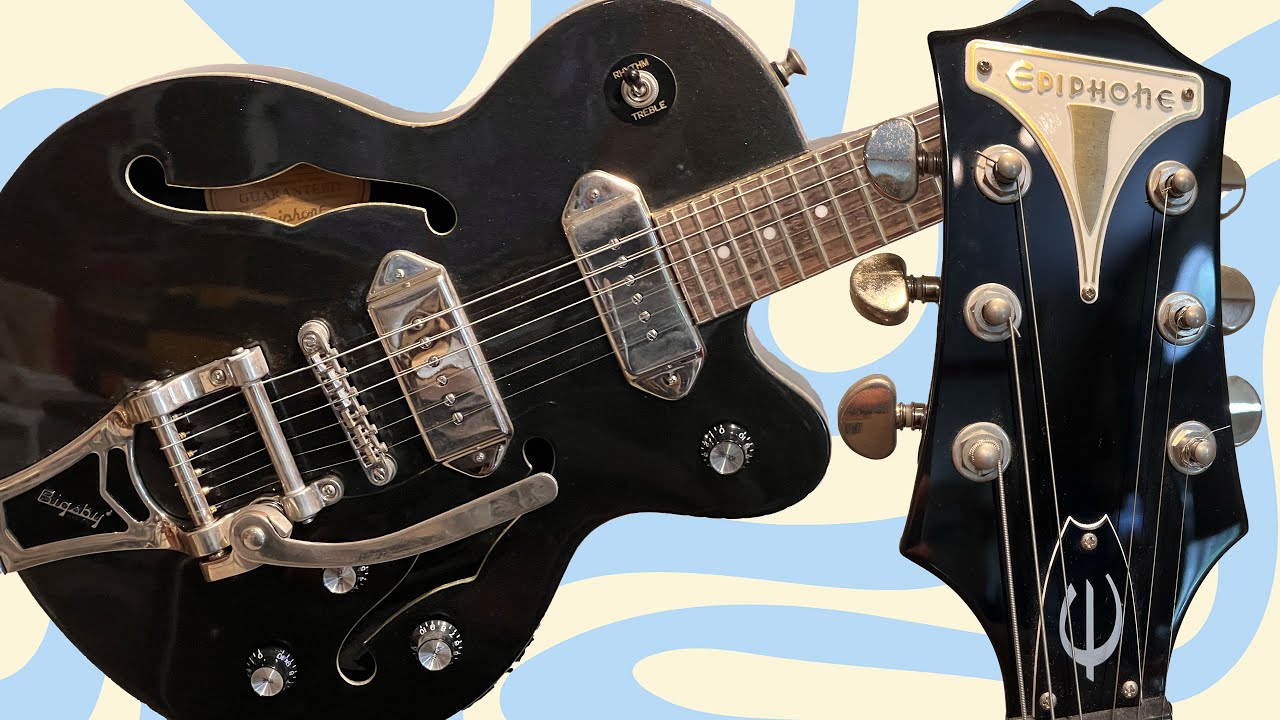 Epiphone Wildkat: Black Pearl Beauty with P-90 Tone! (Guitar