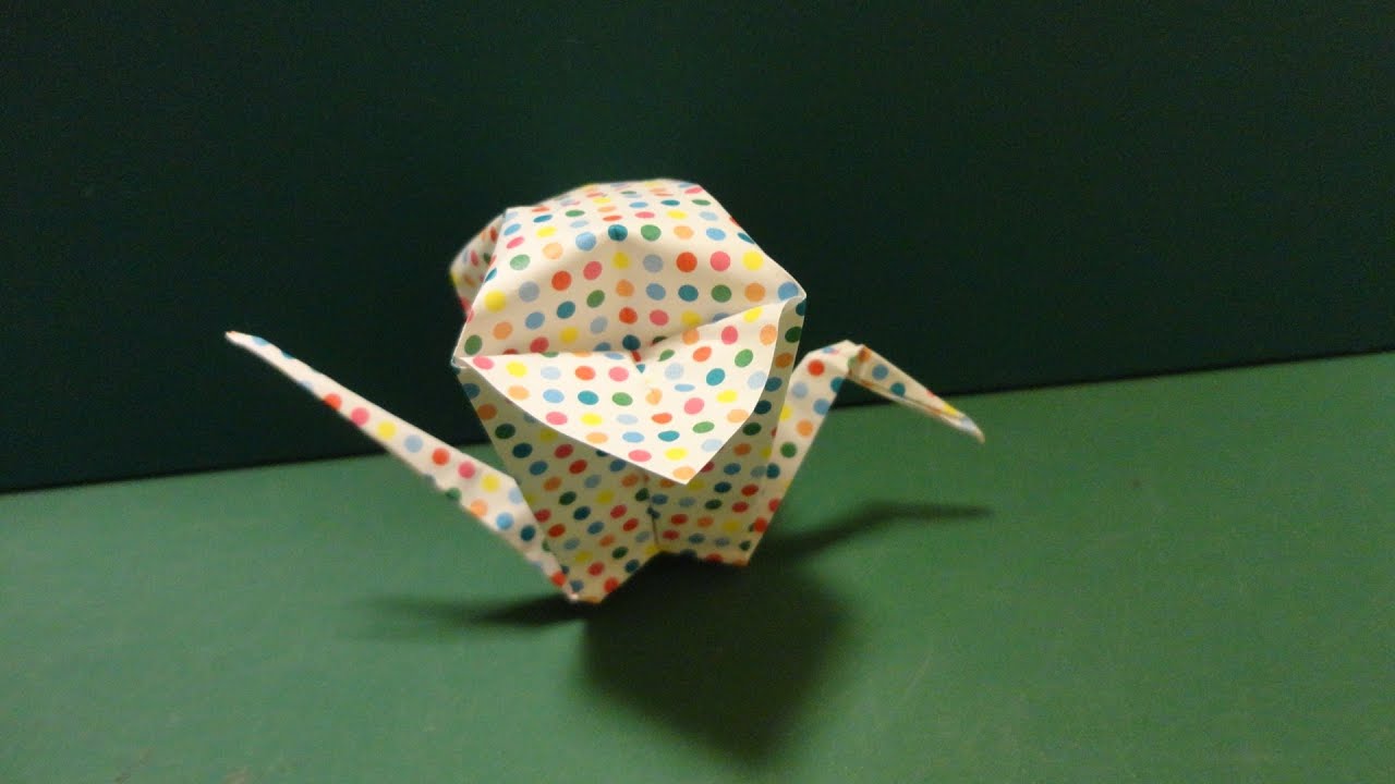 折り紙作品 船に乗る鶴 Origami Crane Arrangement 12