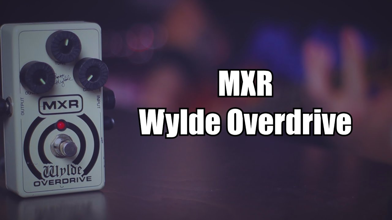 MXR ZW-44 Wylde Overdrive | Zakk Wylde Signature Overdrive - YouTube