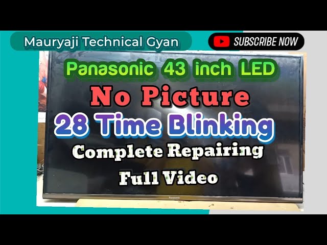 ジャンク】Panasonic TH-43D305 画面点灯不良 Panasonic 43