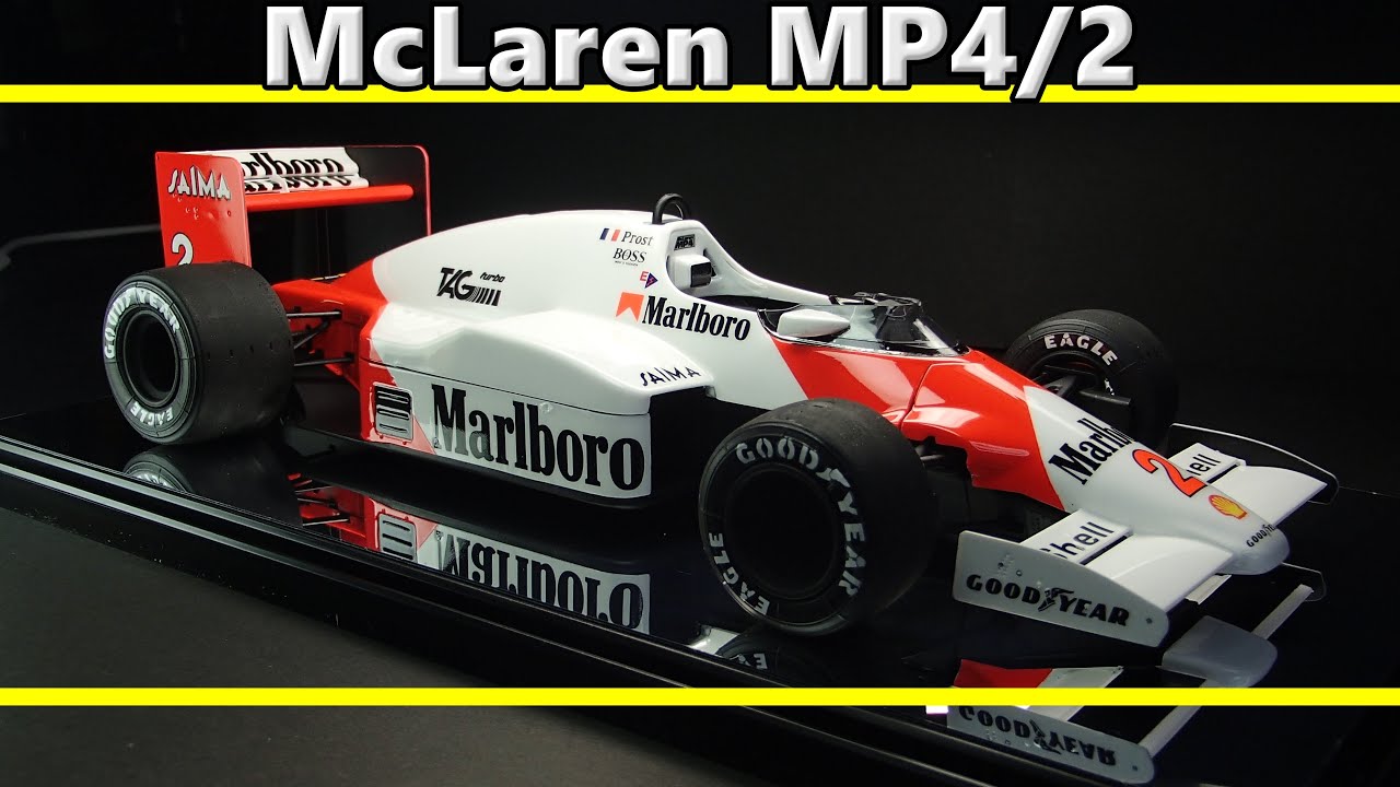 McLaren MP4/2 / AOSHIMA BEEMAX 1/20 Formula one / F1 - YouTube