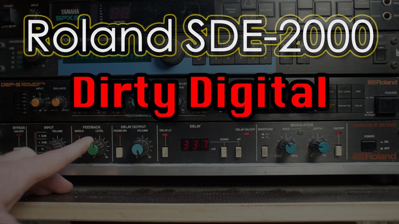 🕹️ Roland SDE-2000 Digital Delay 🕹️ 🎧 (no talking) 🎧 - YouTube