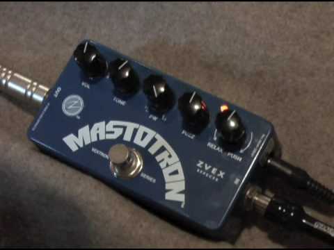 Z.VEX MASTOTRON ファズ 試奏 デモ 動画 - YouTube