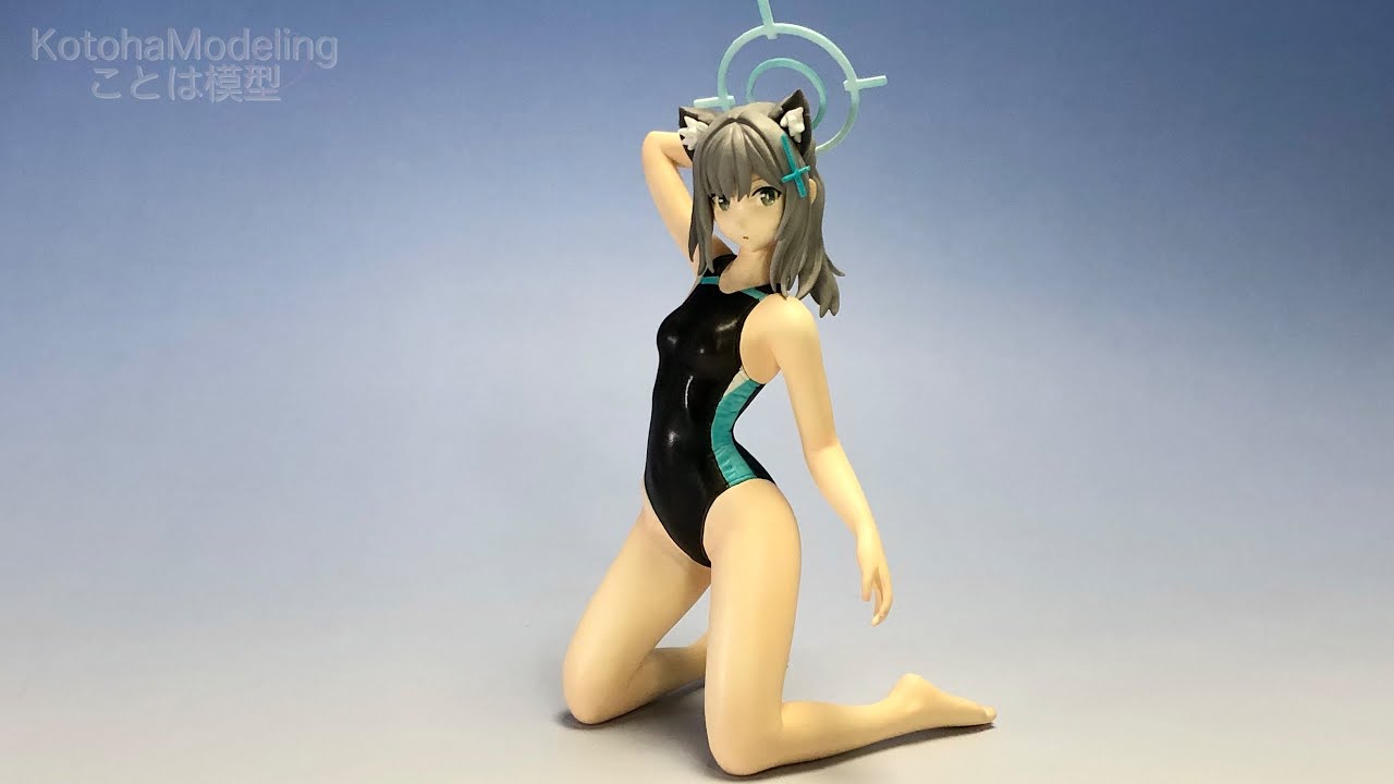 ブルーアーカイブ】砂狼シロコ競泳水着Ver.のフィギュアを作ってみた