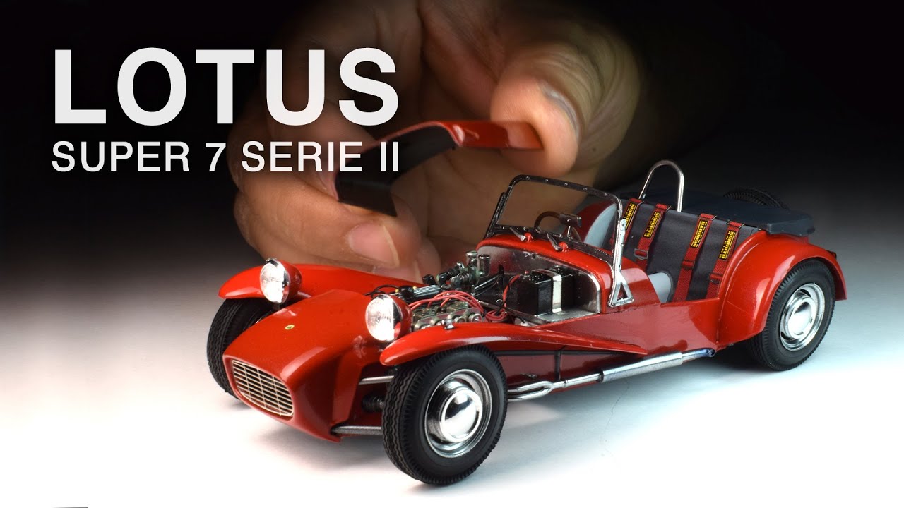 Lotus Super 7 Series II | Step by step 1/24 Modelkit building