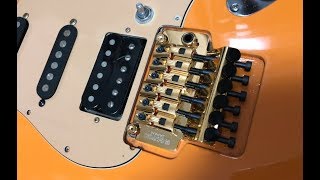 Modification] Installing a Floyd Rose-type Bridge (Part 1) [GOTOH