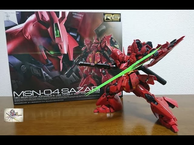 A voluminous and highly mobile Sazabi!) RG Sazabi Review - YouTube