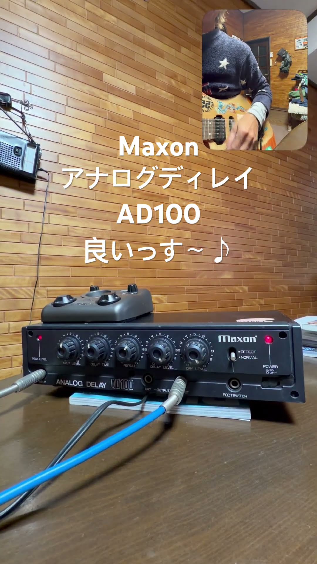 Maxon Analog Delay AD100 #guitar #played #Maxon #analogdelay