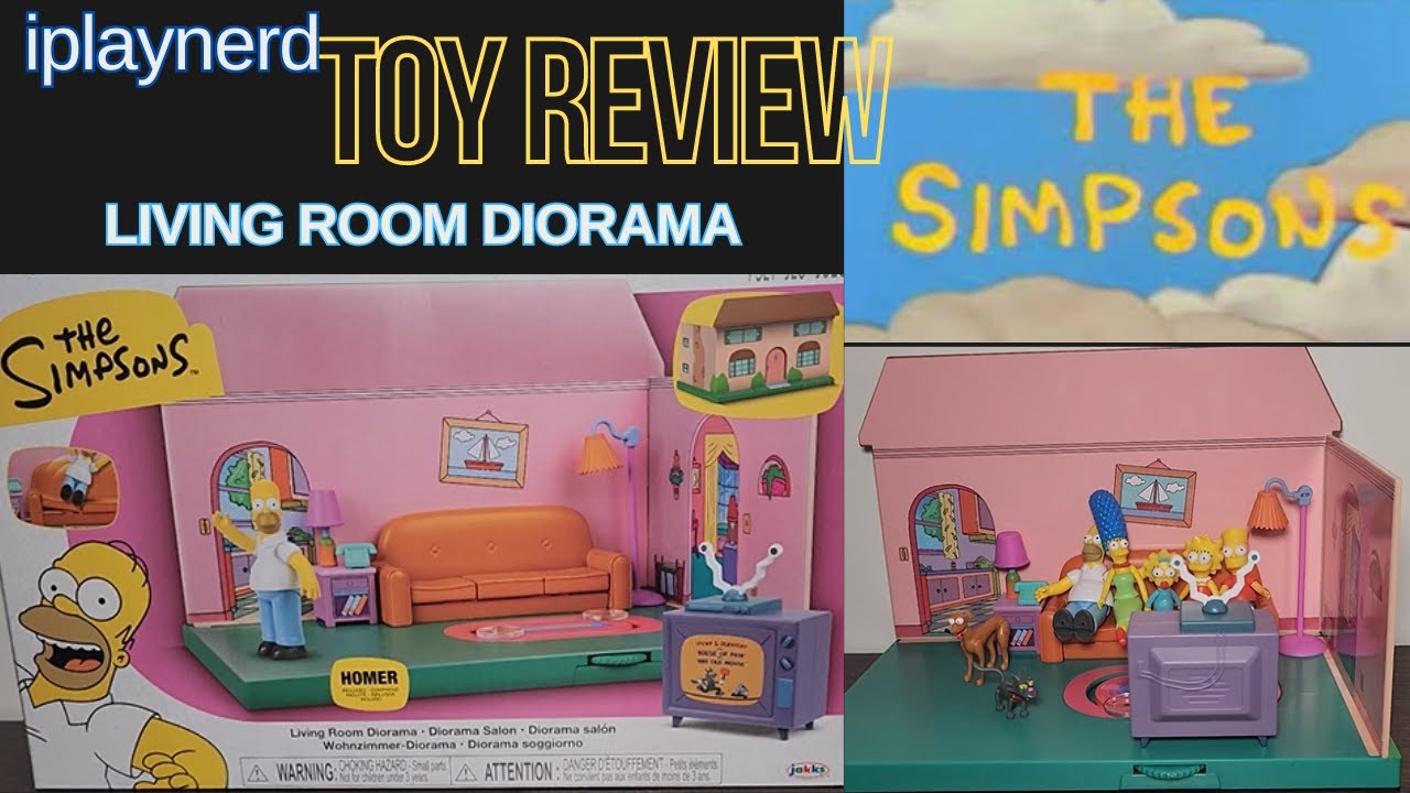 Toy Review - The Simpsons Living Room Diorama by Jakks Pacific
