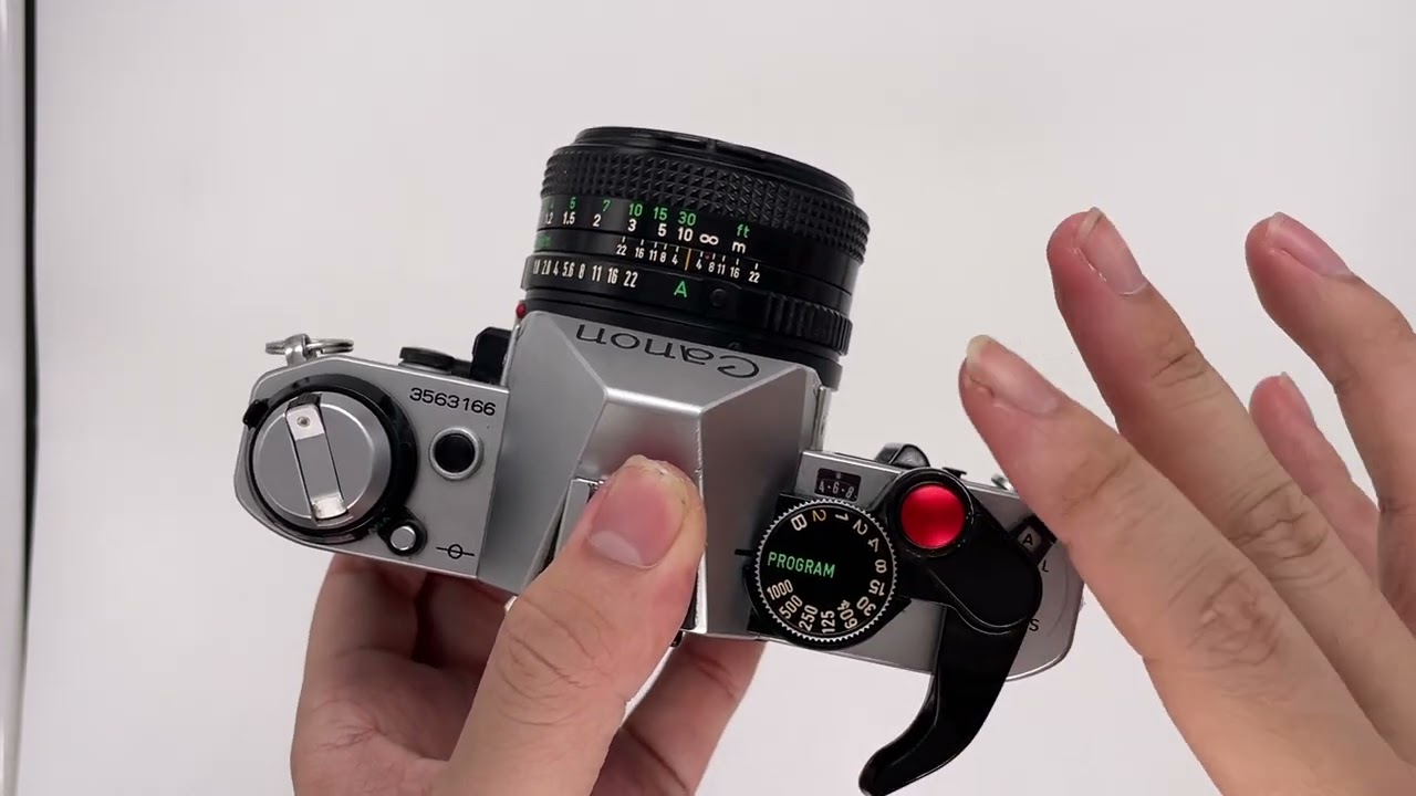 How to use Canon Ae1 program Fd 50 1.8 in depth - YouTube