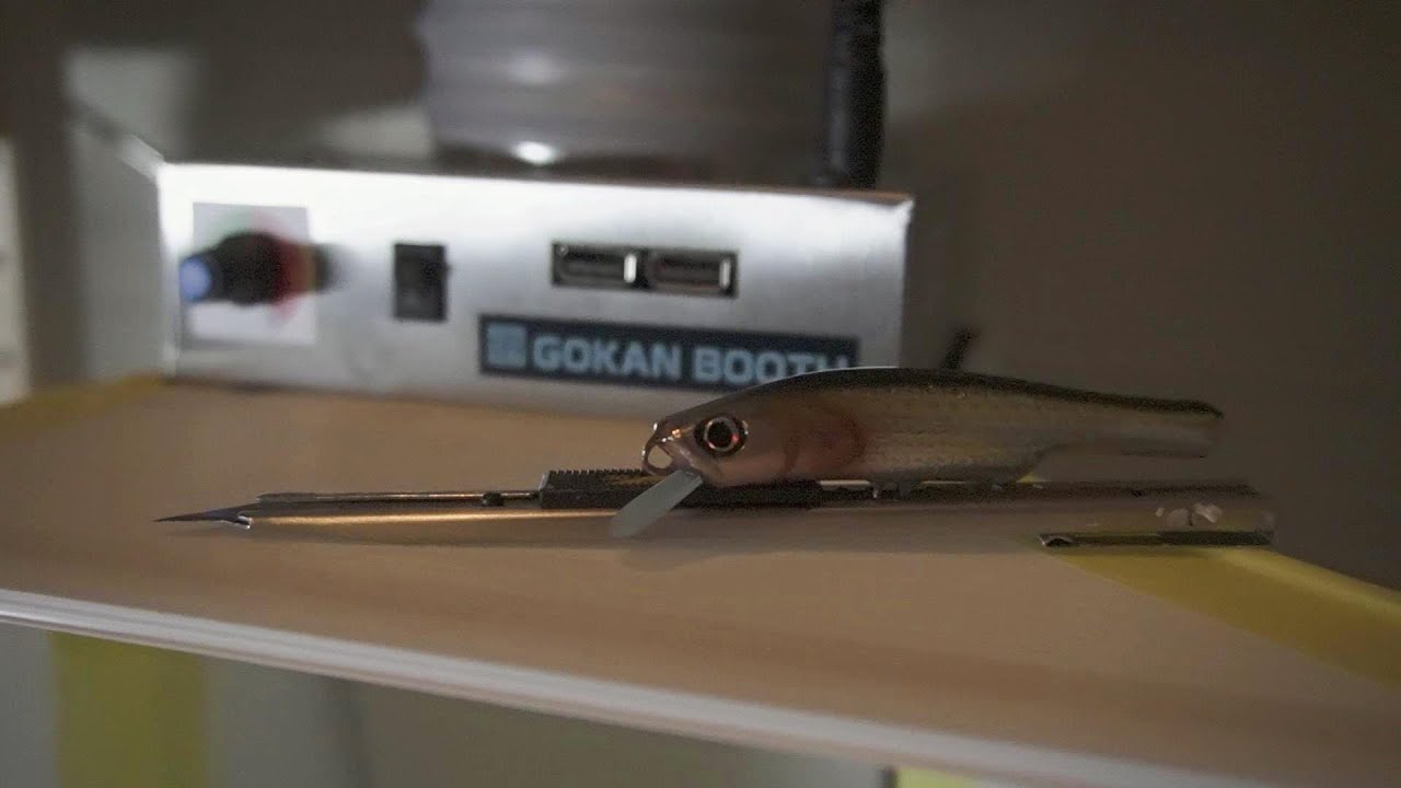 互換ブースマイクロV3】塗装ブースを買ったので試作で作ったルアー試し