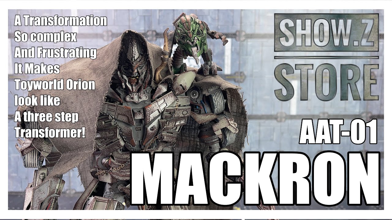 Alien Attack AAT-01 MACKRON Transformers Dark of The Moon Megatron