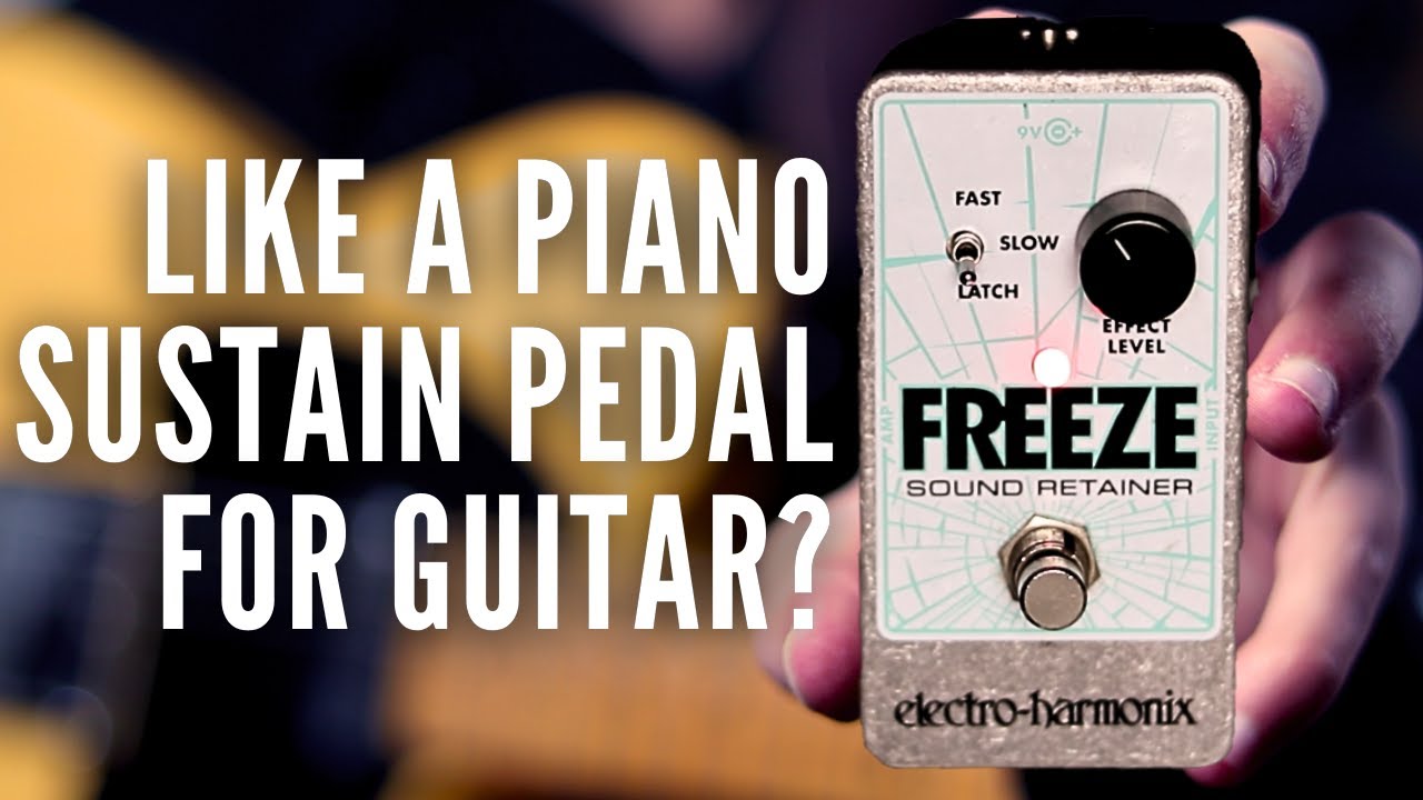 Electro Harmonix Freeze Sound Retainer Guitar Pedal | Sound Demo