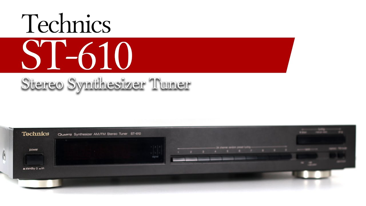 Technics ST-610 Tuner - YouTube