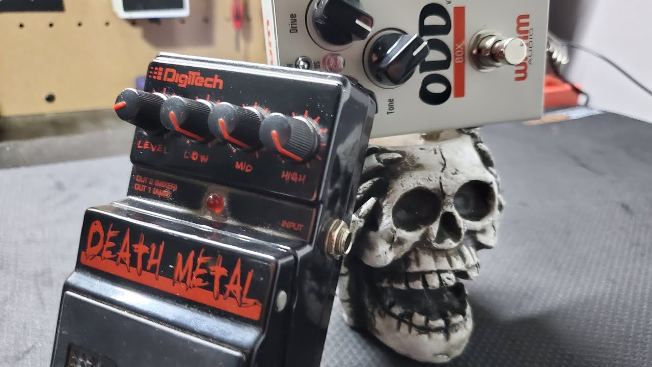 Metal to the Pedal! Digitech Death Metal effects pedal! Bonus