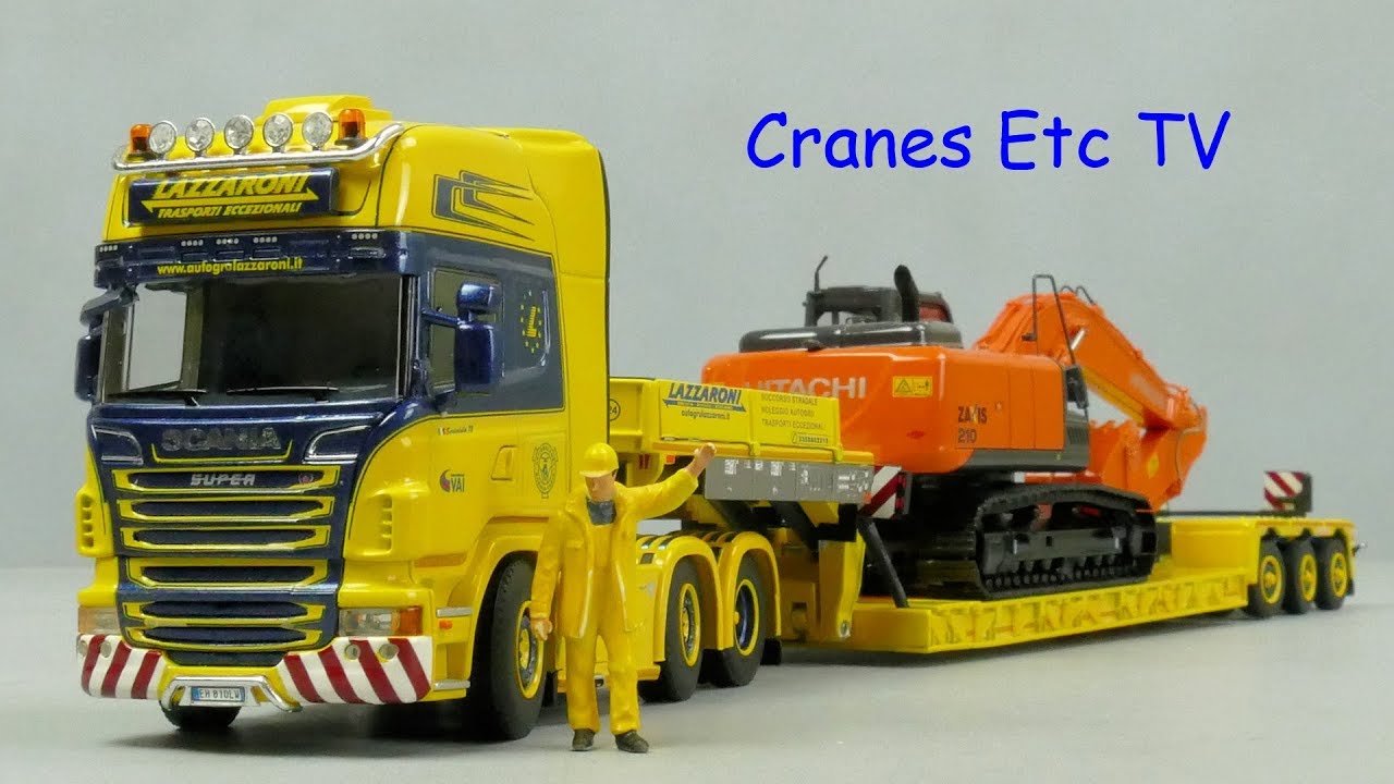 ミニカー WSI 1/50 Scania Lowloader 6ac Nooteboom ミニカー WSI 1/50
