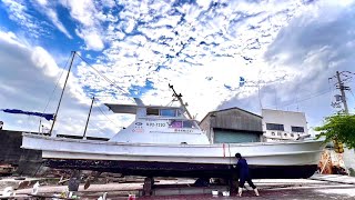 F15漁船ドックへ F15漁船ドックへ 額縁無し 漁船30 | 船ネット