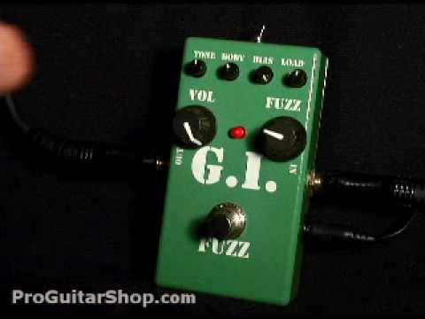 MI Audio GI Fuzz Silicon Fuzz Pedal - YouTube