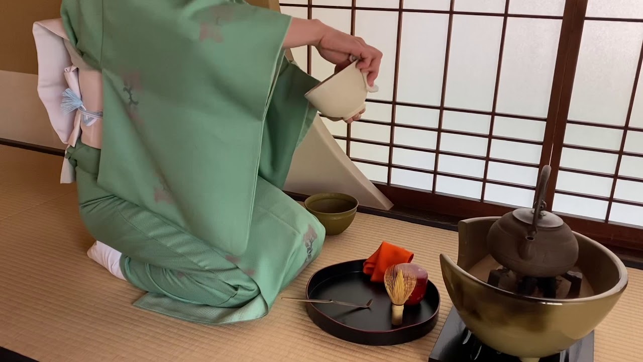 茶道点前集》 盆略点前 Sadou [Japanese Tea Ceremony] - YouTube