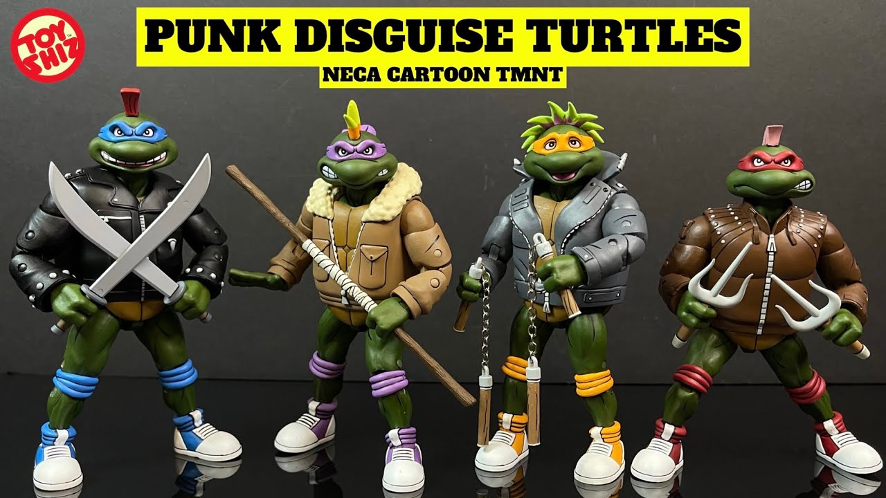 ニンジャタートルズ パンクディスガイズフィギュアセット ニンジャ