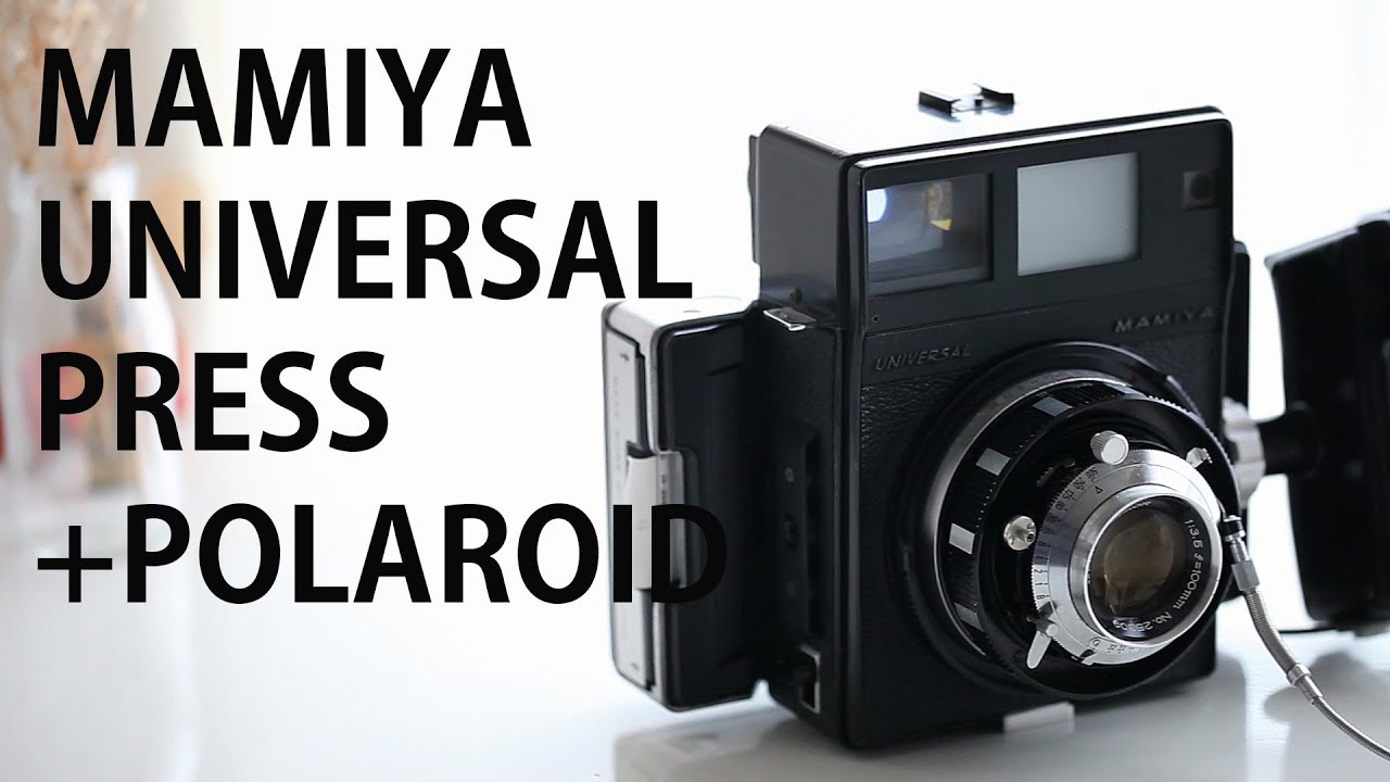 Mamiya universal press and polaroid - YouTube