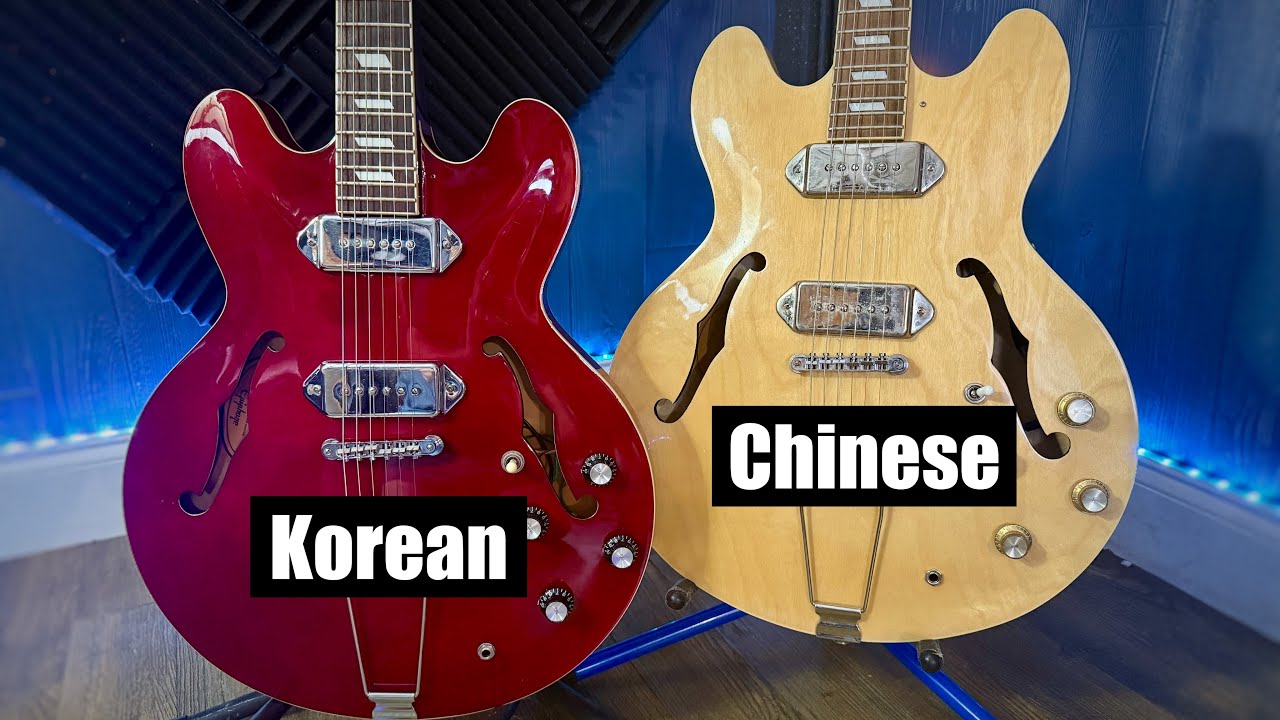 Are Korean made Peerless Epiphone Casinos Worth the Hype? - YouTube