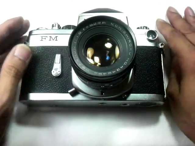 コニカ一眼レフFMの使い方 KONICA FM(F mount) How to use 1960s