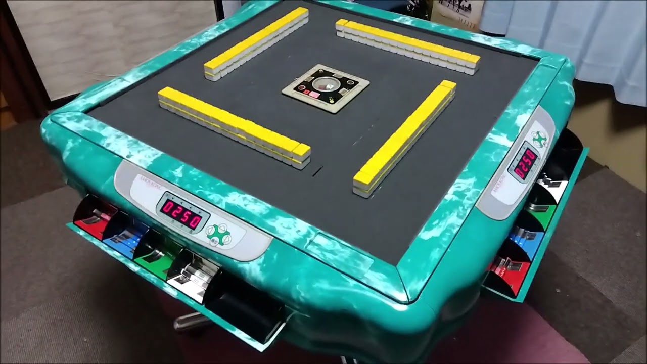 全自動麻雀卓アモスコング - YouTube