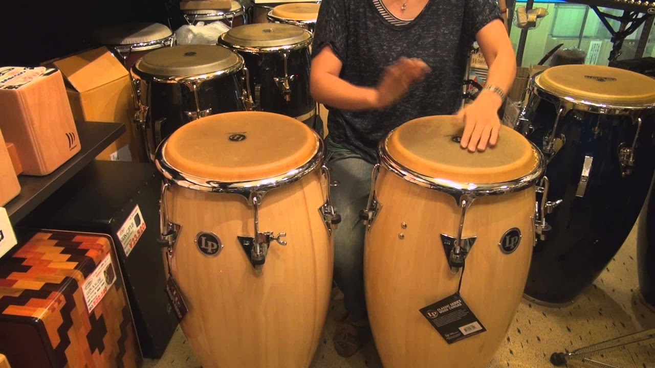 池部楽器店】LP/クラシック・モデル・コンガセット - YouTube
