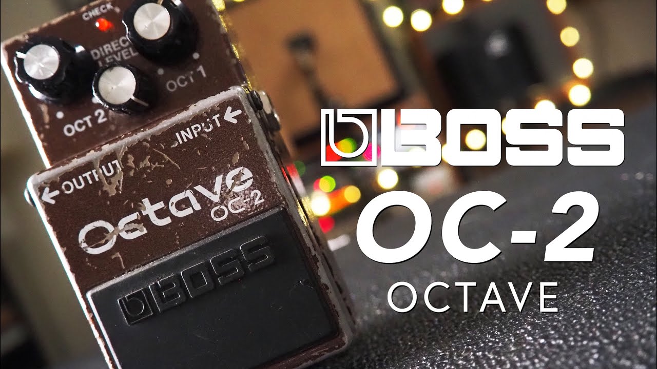 Boss // OC-2 Octave (Demo) - YouTube
