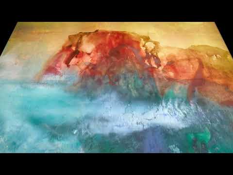 秋山夕照 古木寒林 山水画 掛軸 水墨画 秋山夕照 古木寒林 山水画 掛軸