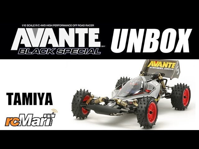 Tamiya 1/10 Avante 2011 Limited Black Edition Buggy EP Unbox
