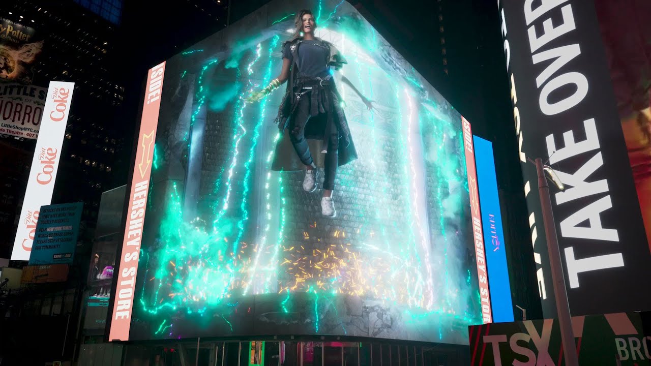 Forspoken | Times Square 3D Billboard - YouTube