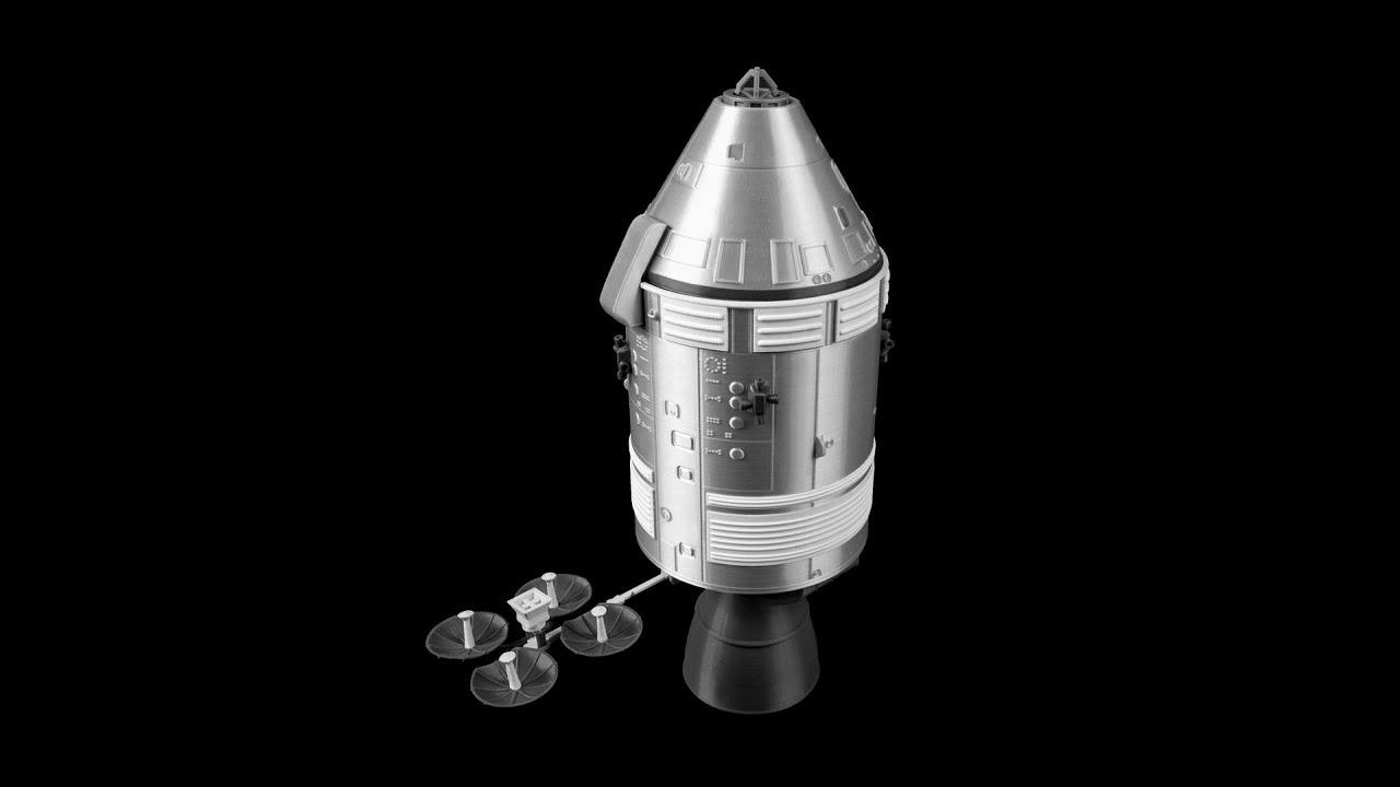 Apollo 11 Command and Service Module, by GOODesign labs - STL for