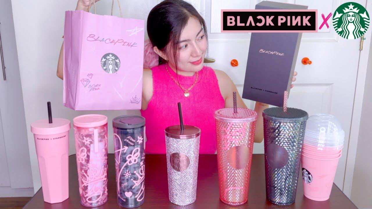 Blackpink X Starbucks Unboxing - YouTube