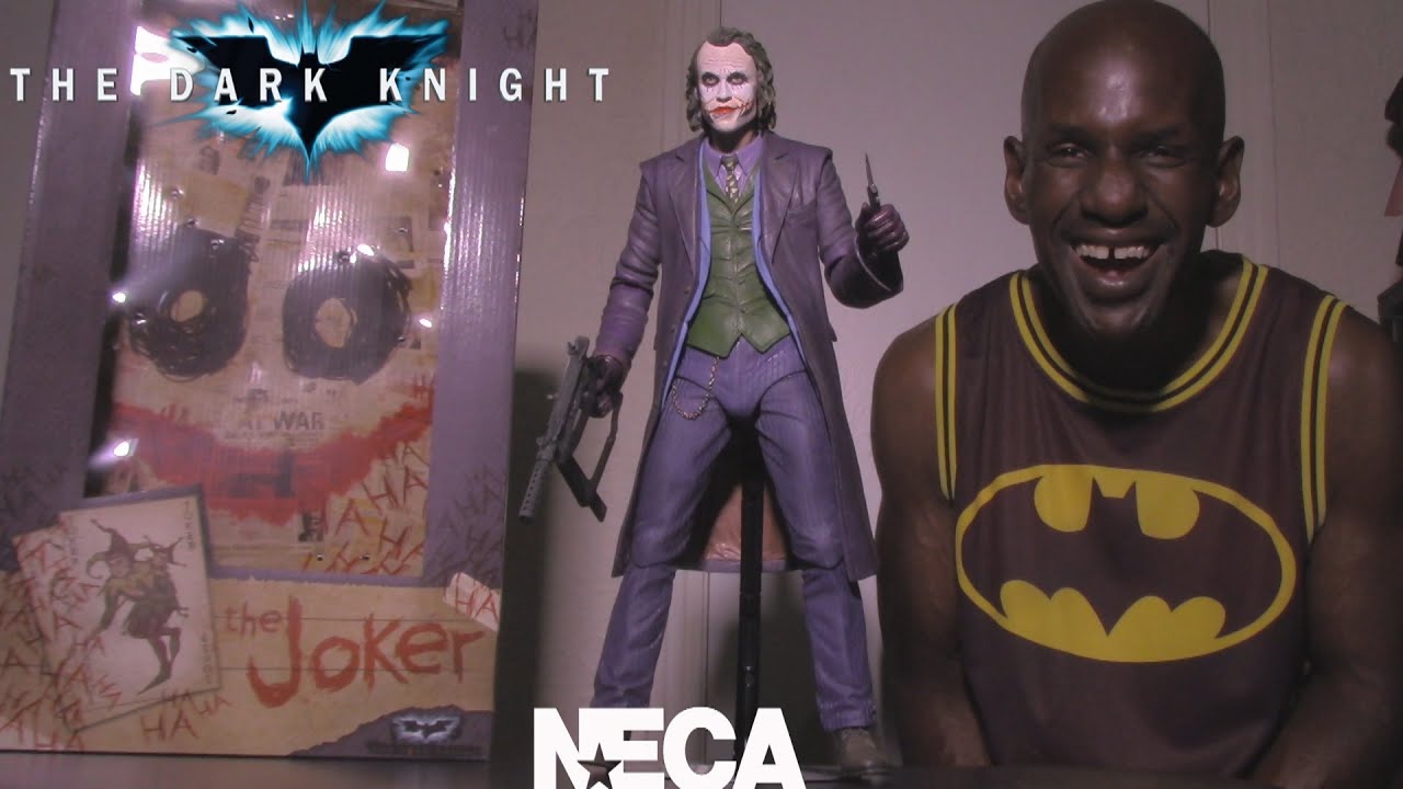 NECA The Dark Knight The Joker 1/4 Figure Review - YouTube