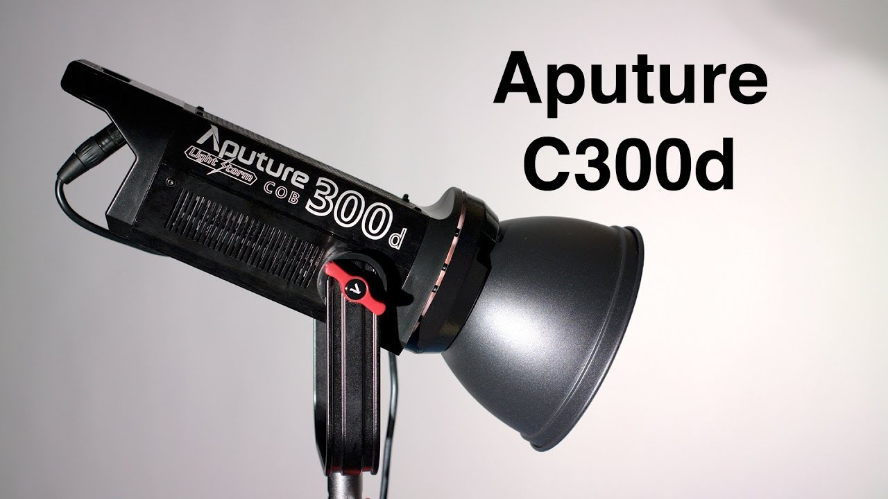 Aputure COB 300d BIG LED Light for Film & Video - YouTube