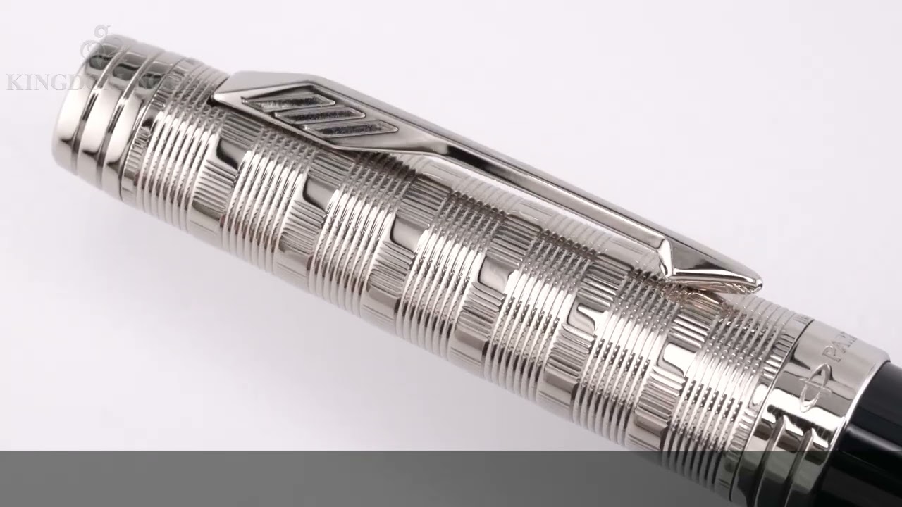 PARKER パーカー 万年筆 プリミエ カスタムST F - YouTube