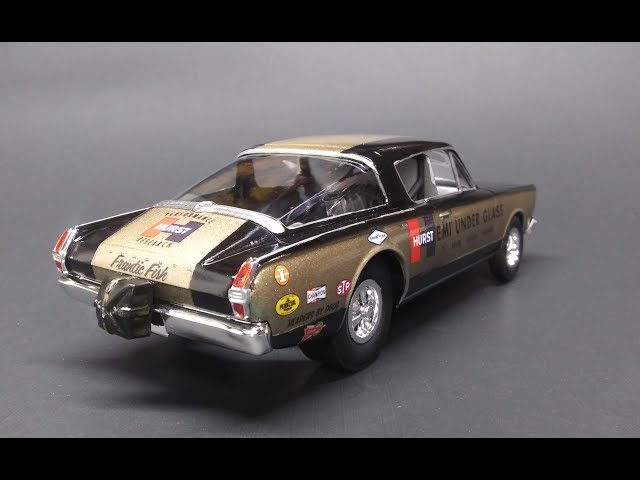 1966 Plymouth Barracuda Hurst Hemi Under Glass 1/25 Scale Model