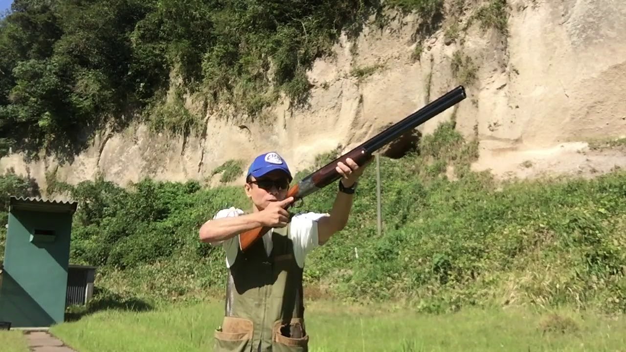 クレー射撃、スキート8Mの基本的な撃ち方、鹿児島射撃場、サツマ火薬