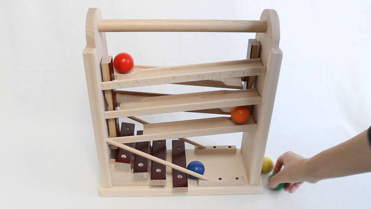 木製スロープ コロコロシロホン KOIDE【送料無料】｜木のおもちゃ専門