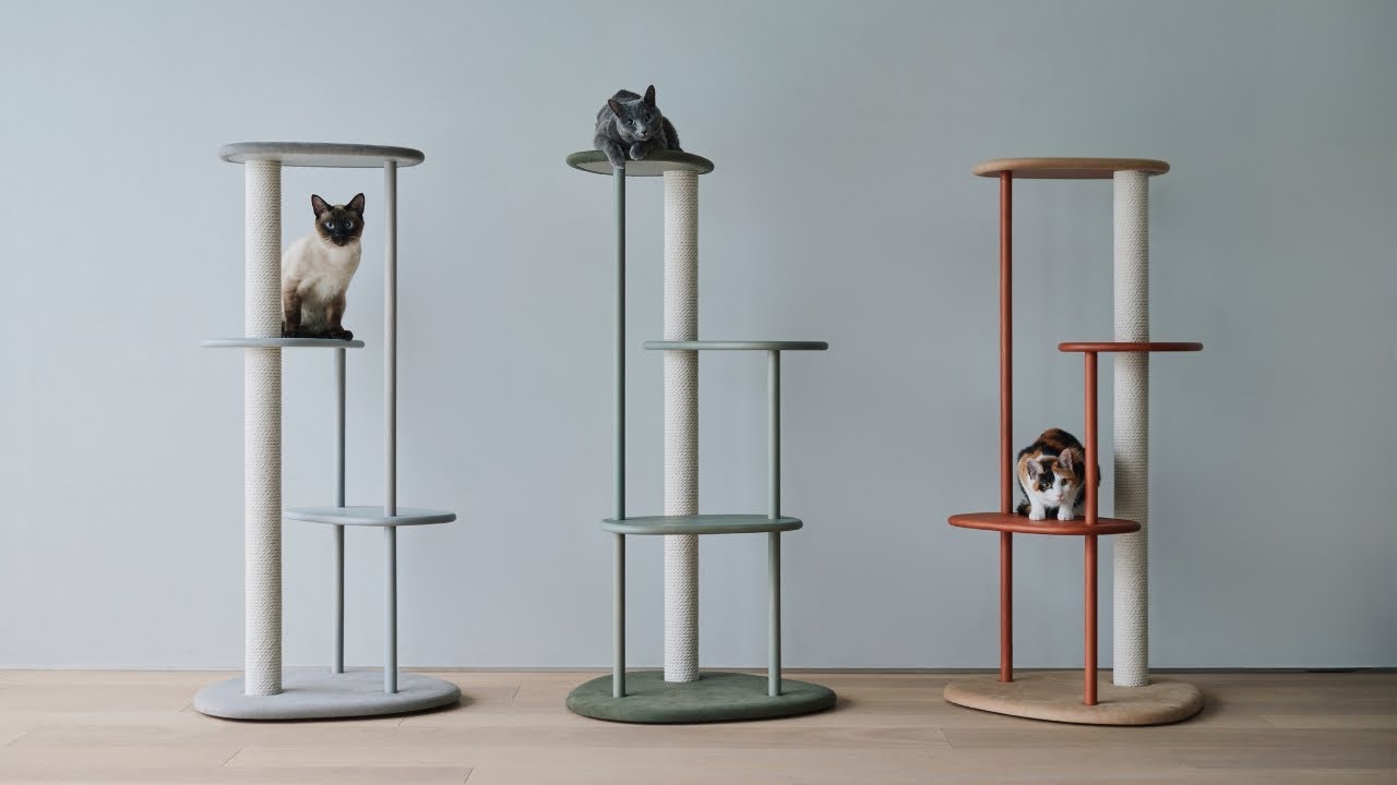 KARIMOKU CAT TREE 2024.2.22 Limited edition - YouTube