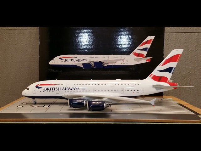 Gemini 200 British Airways A380-800 Review(FHD) - YouTube
