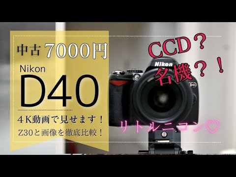 Nikon D40のレビュー！CCDセンサーを搭載した名機？リトルニコンを紹介