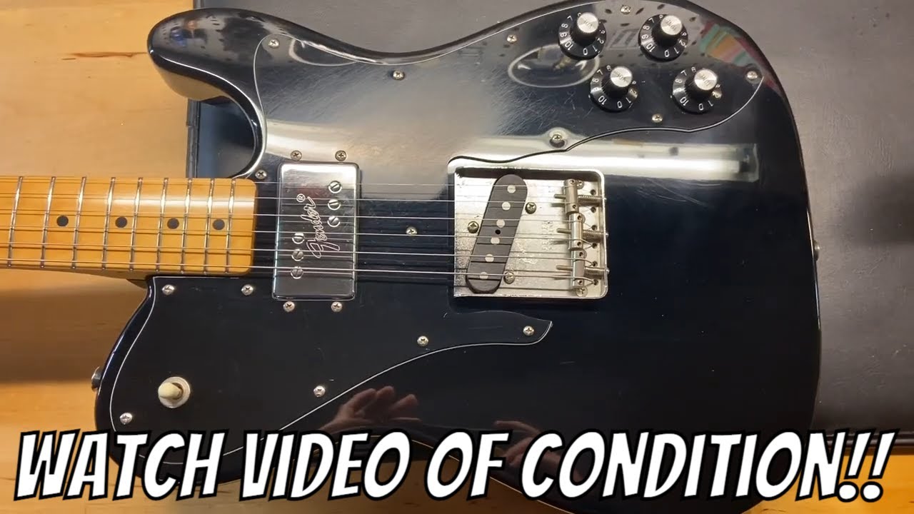 1984 Fender Japan Telecaster Custom TC72 '72 Vintage Reissue Black