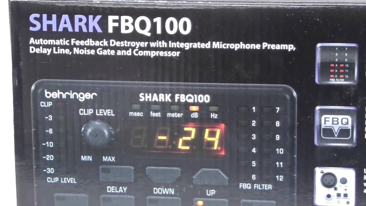Review]Behringer Shark Fbq100 High Performance Single Channel