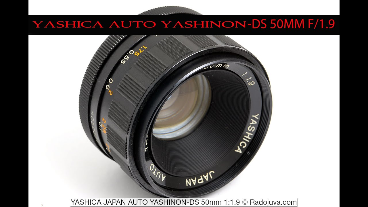 YASHICA AUTO YASHINON - DS 50MM F1.9 ON FUJIFILM X -T3 - YouTube