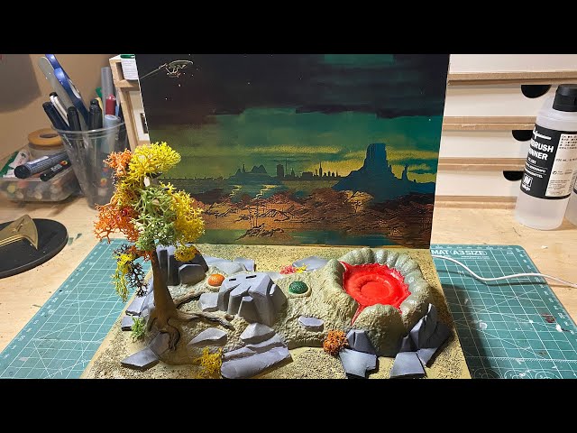 AMT Classic Mr. Spock scale model - Part One: The Diorama - YouTube