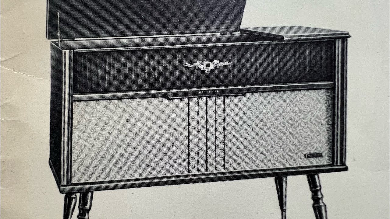 ◎レトロな逸品◎4球真空管ラジオ 木製キャビネット型 国産初期 中古現状