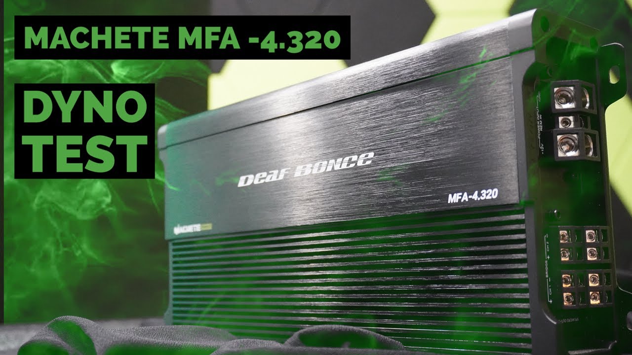 MACHETE MFA-4.320 | 320 Watt 4-channel amplifier – Deaf Bonce